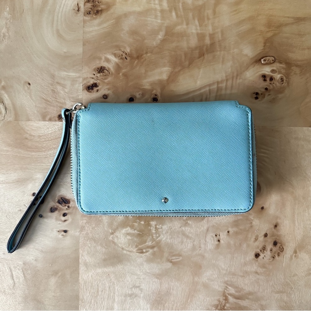 KATE SPADE wristlet wallet in blue